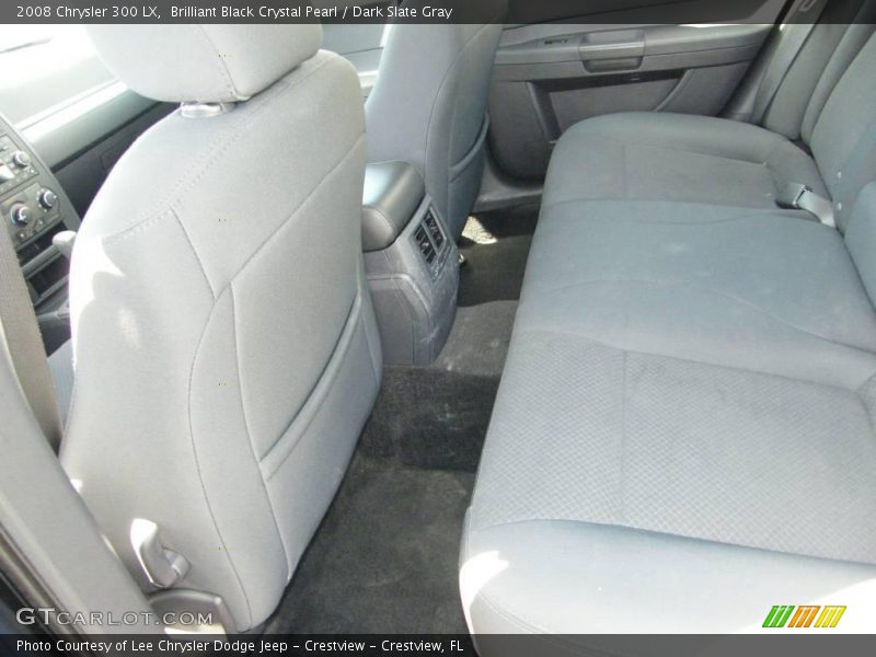 Brilliant Black Crystal Pearl / Dark Slate Gray 2008 Chrysler 300 LX