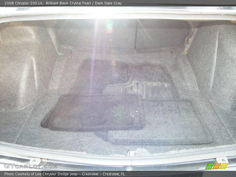 Brilliant Black Crystal Pearl / Dark Slate Gray 2008 Chrysler 300 LX