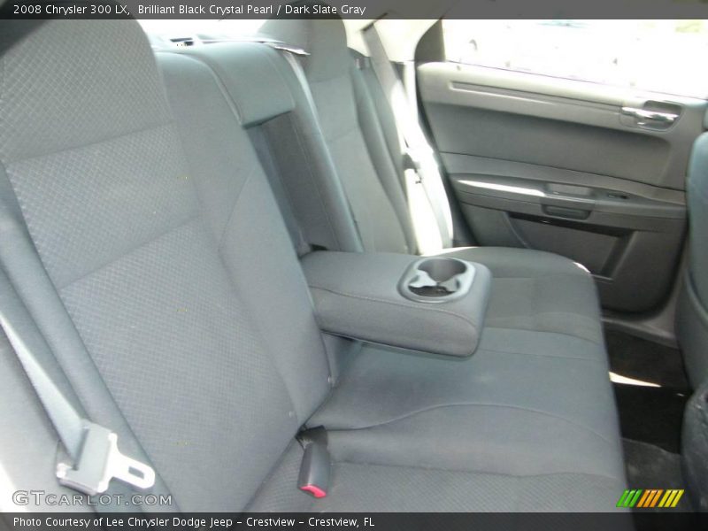 Brilliant Black Crystal Pearl / Dark Slate Gray 2008 Chrysler 300 LX