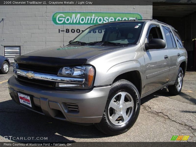 Graystone Metallic / Light Gray 2006 Chevrolet TrailBlazer LS