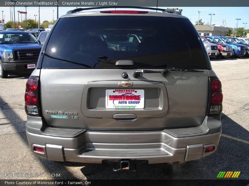 Graystone Metallic / Light Gray 2006 Chevrolet TrailBlazer LS