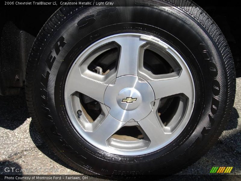Graystone Metallic / Light Gray 2006 Chevrolet TrailBlazer LS
