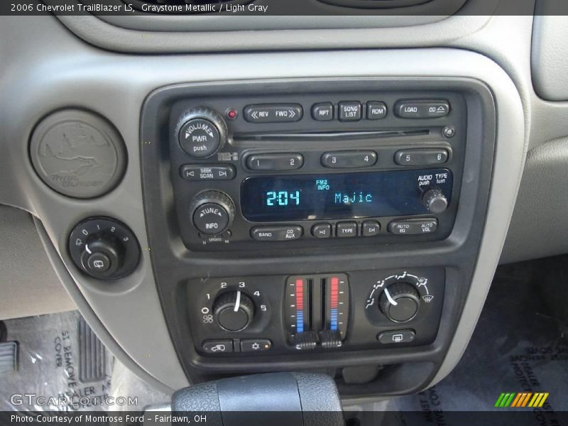 Graystone Metallic / Light Gray 2006 Chevrolet TrailBlazer LS
