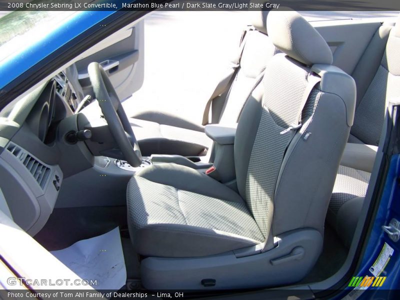 Marathon Blue Pearl / Dark Slate Gray/Light Slate Gray 2008 Chrysler Sebring LX Convertible