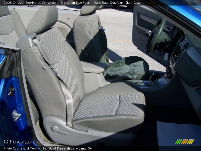 Marathon Blue Pearl / Dark Slate Gray/Light Slate Gray 2008 Chrysler Sebring LX Convertible