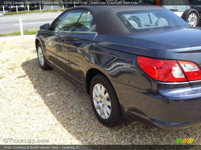 Modern Blue Pearl / Dark Slate Gray/Light Slate Gray 2008 Chrysler Sebring LX Convertible