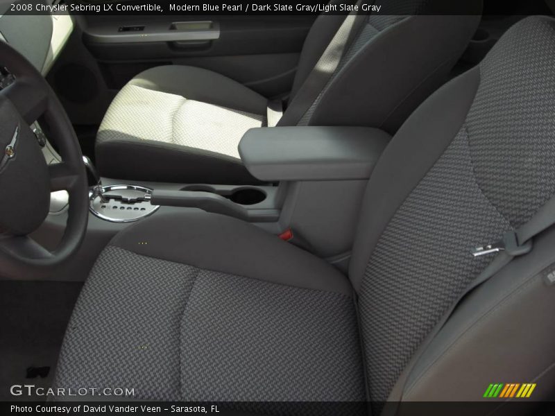 Modern Blue Pearl / Dark Slate Gray/Light Slate Gray 2008 Chrysler Sebring LX Convertible