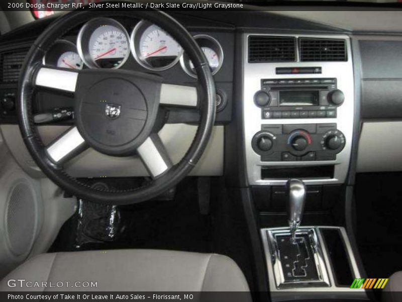 Silver Steel Metallic / Dark Slate Gray/Light Graystone 2006 Dodge Charger R/T