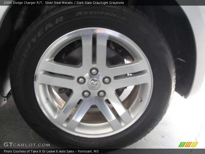 Silver Steel Metallic / Dark Slate Gray/Light Graystone 2006 Dodge Charger R/T