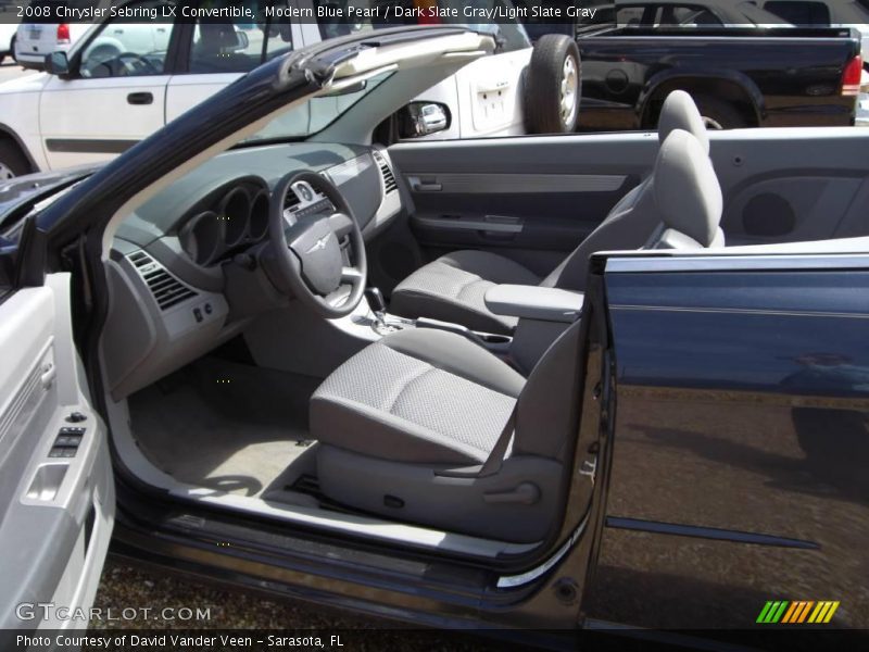 Modern Blue Pearl / Dark Slate Gray/Light Slate Gray 2008 Chrysler Sebring LX Convertible