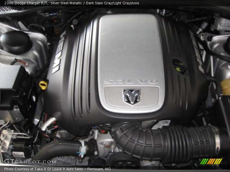 Silver Steel Metallic / Dark Slate Gray/Light Graystone 2006 Dodge Charger R/T