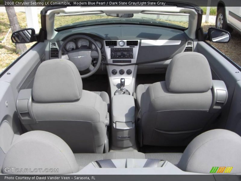 Modern Blue Pearl / Dark Slate Gray/Light Slate Gray 2008 Chrysler Sebring LX Convertible