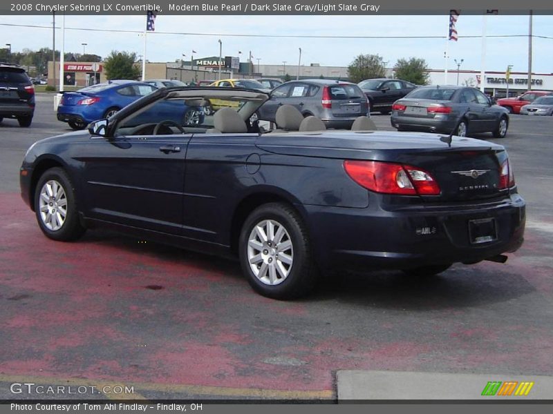 Modern Blue Pearl / Dark Slate Gray/Light Slate Gray 2008 Chrysler Sebring LX Convertible
