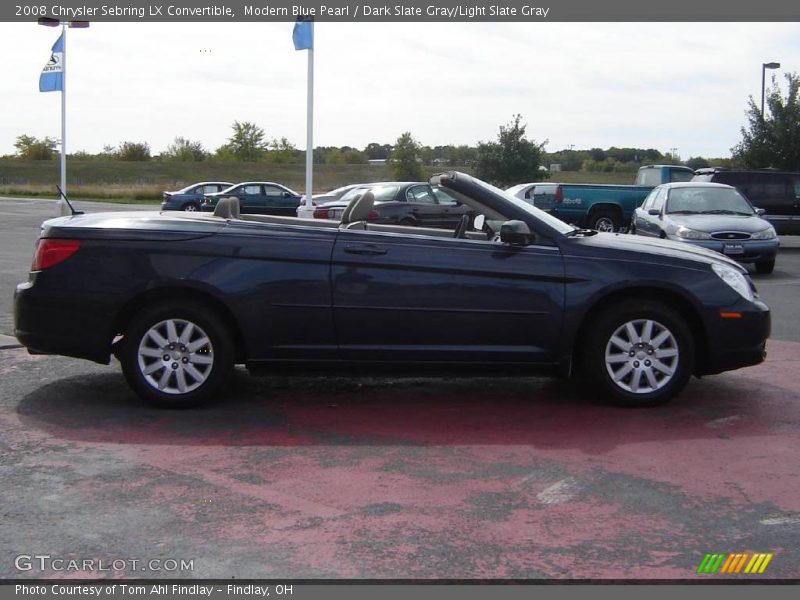 Modern Blue Pearl / Dark Slate Gray/Light Slate Gray 2008 Chrysler Sebring LX Convertible