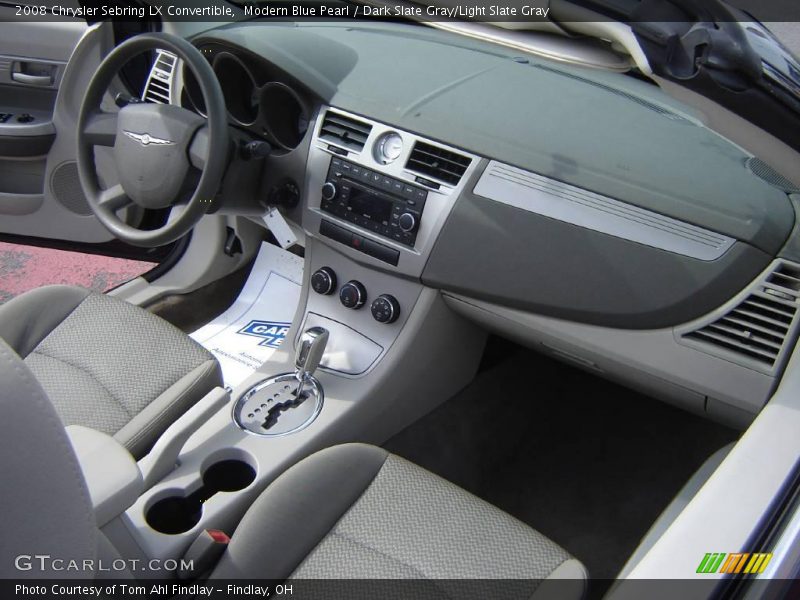 Modern Blue Pearl / Dark Slate Gray/Light Slate Gray 2008 Chrysler Sebring LX Convertible