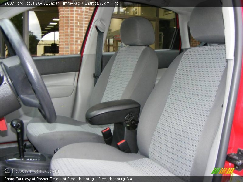 Infra-Red / Charcoal/Light Flint 2007 Ford Focus ZX4 SE Sedan