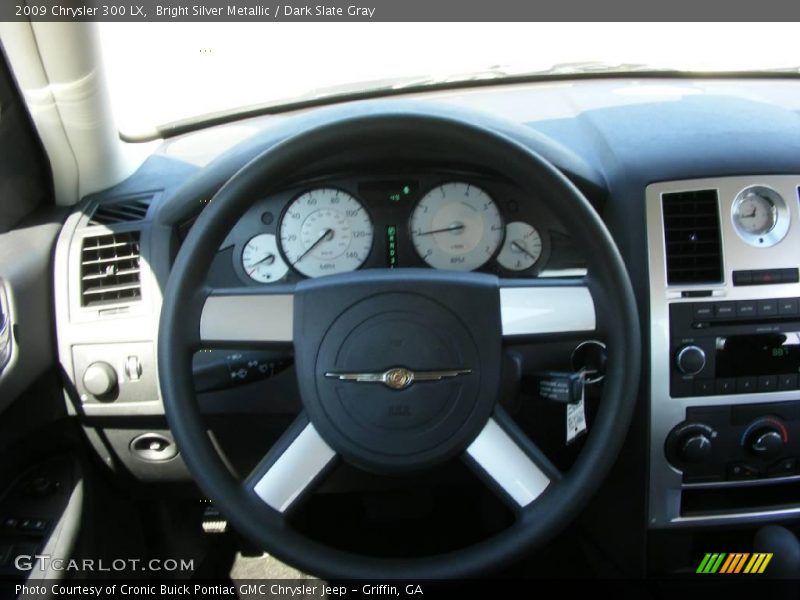 Bright Silver Metallic / Dark Slate Gray 2009 Chrysler 300 LX