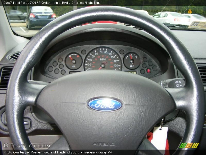 Infra-Red / Charcoal/Light Flint 2007 Ford Focus ZX4 SE Sedan