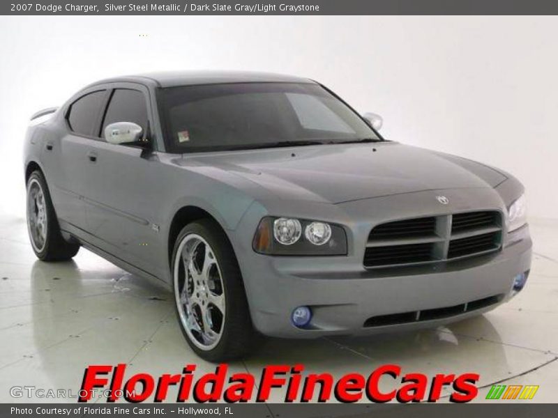 Silver Steel Metallic / Dark Slate Gray/Light Graystone 2007 Dodge Charger