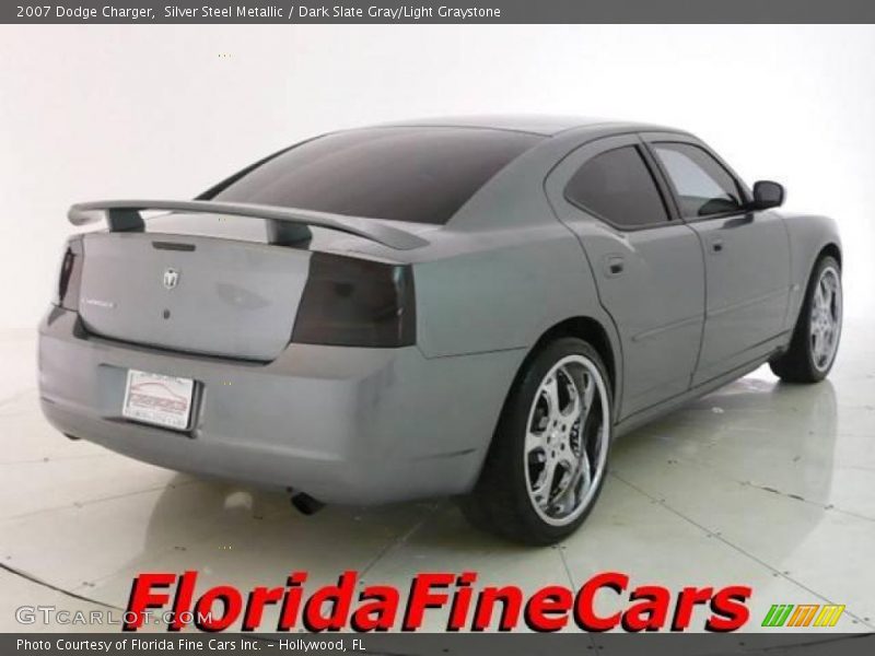 Silver Steel Metallic / Dark Slate Gray/Light Graystone 2007 Dodge Charger