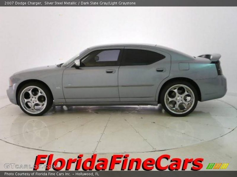 Silver Steel Metallic / Dark Slate Gray/Light Graystone 2007 Dodge Charger