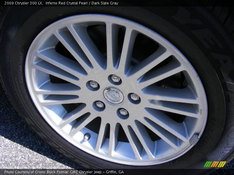 Inferno Red Crystal Pearl / Dark Slate Gray 2009 Chrysler 300 LX