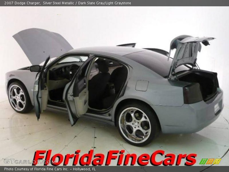 Silver Steel Metallic / Dark Slate Gray/Light Graystone 2007 Dodge Charger