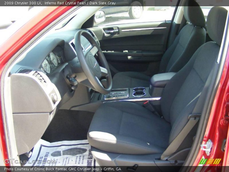 Inferno Red Crystal Pearl / Dark Slate Gray 2009 Chrysler 300 LX
