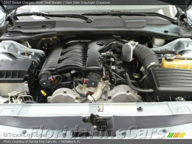 Silver Steel Metallic / Dark Slate Gray/Light Graystone 2007 Dodge Charger