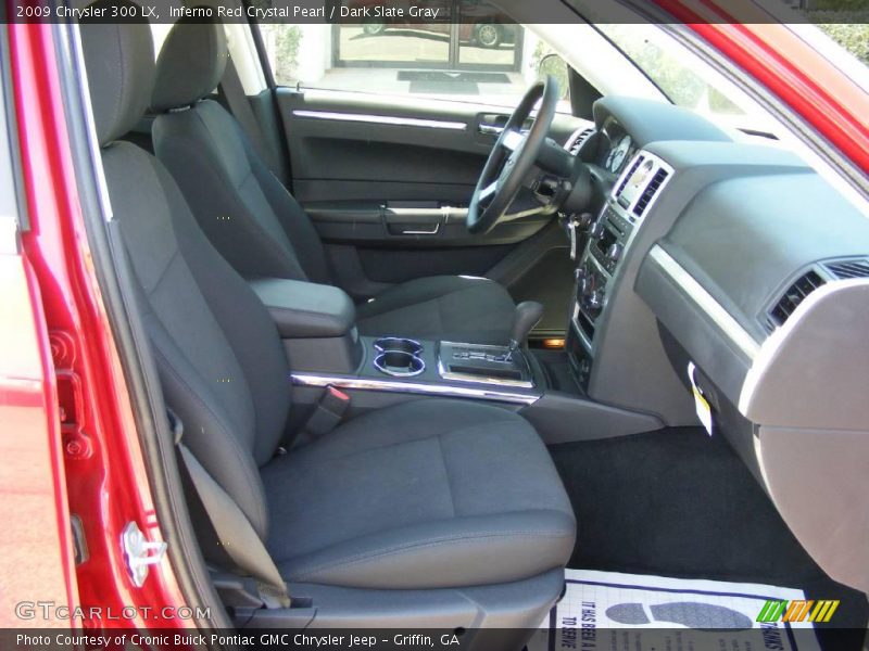 Inferno Red Crystal Pearl / Dark Slate Gray 2009 Chrysler 300 LX