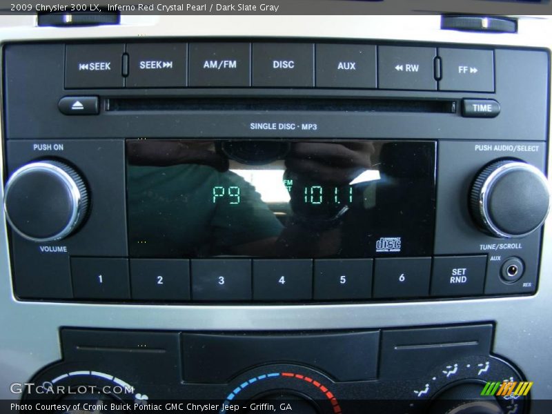 Inferno Red Crystal Pearl / Dark Slate Gray 2009 Chrysler 300 LX