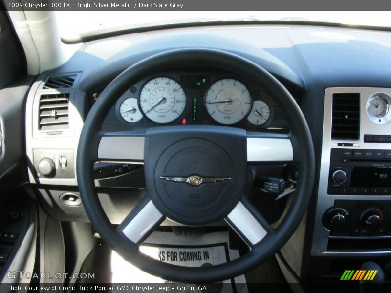Bright Silver Metallic / Dark Slate Gray 2009 Chrysler 300 LX