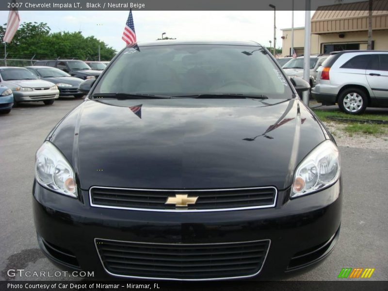 Black / Neutral Beige 2007 Chevrolet Impala LT