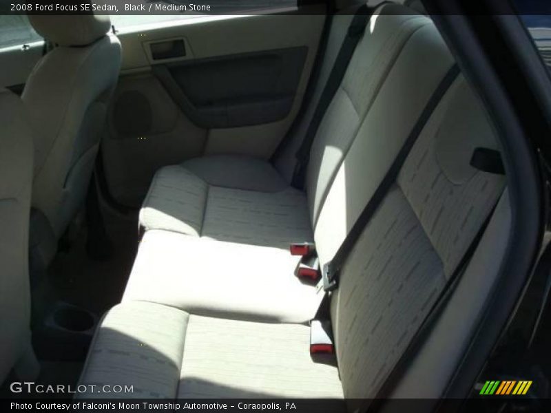 Black / Medium Stone 2008 Ford Focus SE Sedan