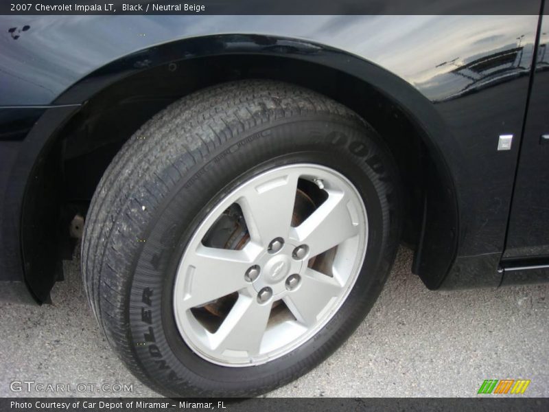Black / Neutral Beige 2007 Chevrolet Impala LT