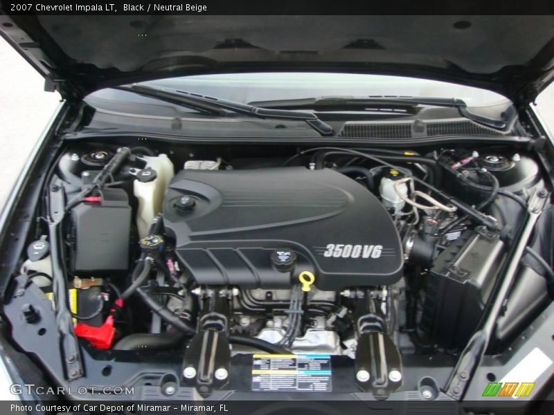 Black / Neutral Beige 2007 Chevrolet Impala LT