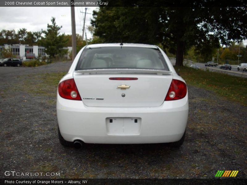 Summit White / Gray 2008 Chevrolet Cobalt Sport Sedan