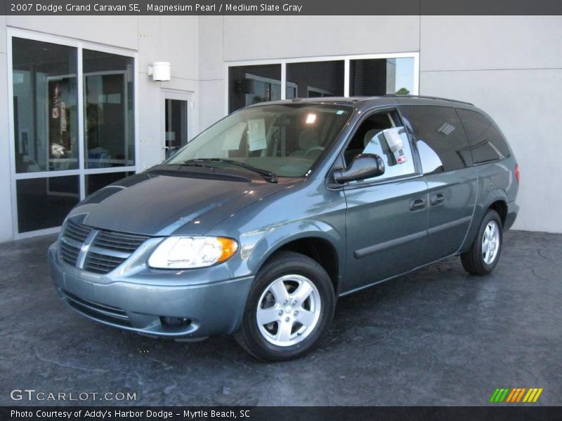 Magnesium Pearl / Medium Slate Gray 2007 Dodge Grand Caravan SE