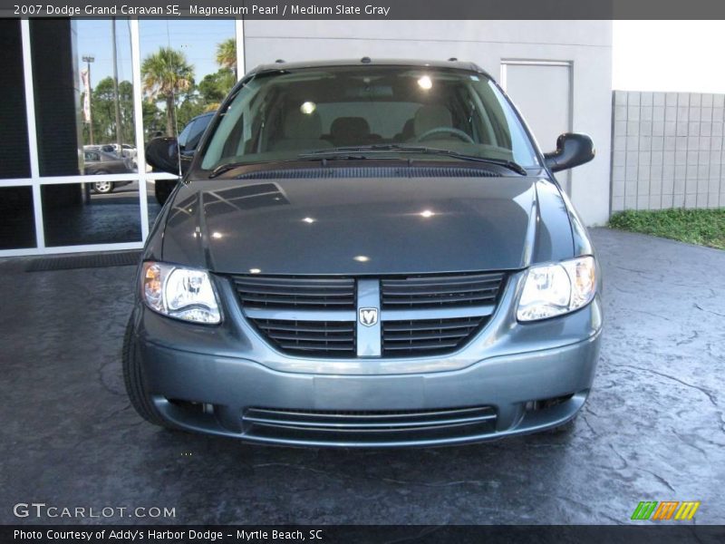 Magnesium Pearl / Medium Slate Gray 2007 Dodge Grand Caravan SE