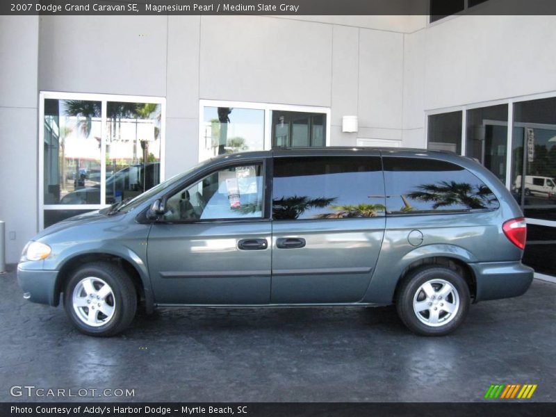 Magnesium Pearl / Medium Slate Gray 2007 Dodge Grand Caravan SE