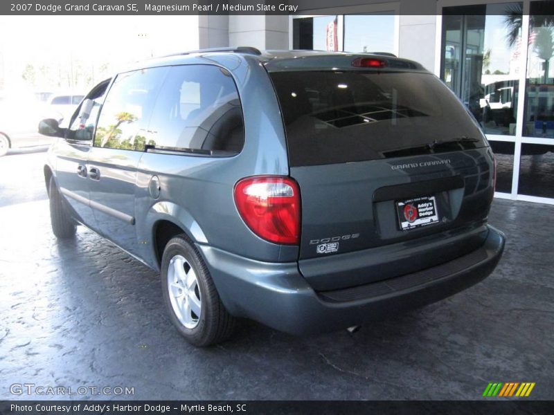Magnesium Pearl / Medium Slate Gray 2007 Dodge Grand Caravan SE