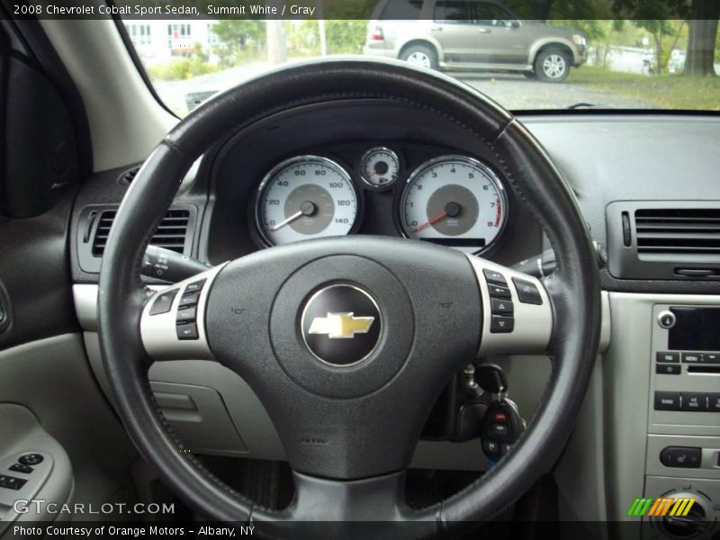 Summit White / Gray 2008 Chevrolet Cobalt Sport Sedan
