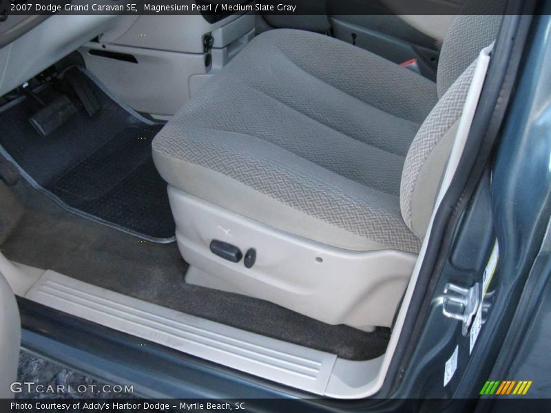 Magnesium Pearl / Medium Slate Gray 2007 Dodge Grand Caravan SE