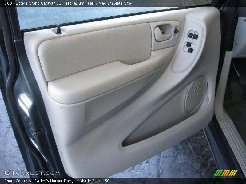 Magnesium Pearl / Medium Slate Gray 2007 Dodge Grand Caravan SE