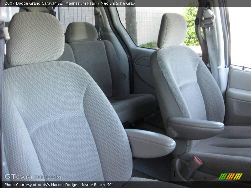 Magnesium Pearl / Medium Slate Gray 2007 Dodge Grand Caravan SE