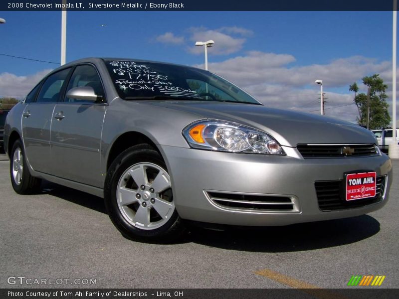 Silverstone Metallic / Ebony Black 2008 Chevrolet Impala LT