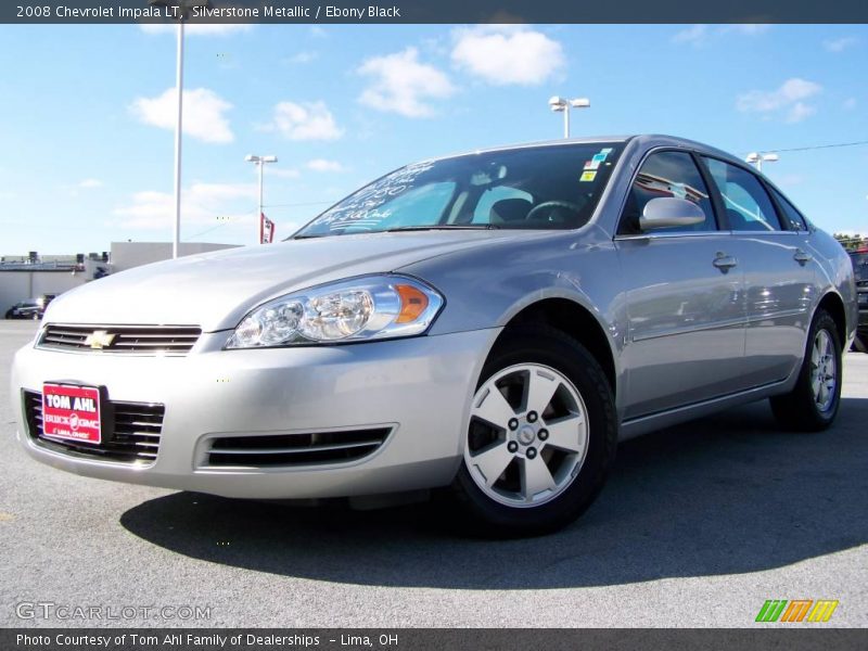 Silverstone Metallic / Ebony Black 2008 Chevrolet Impala LT