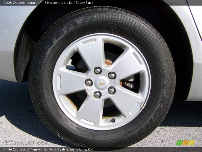 Silverstone Metallic / Ebony Black 2008 Chevrolet Impala LT