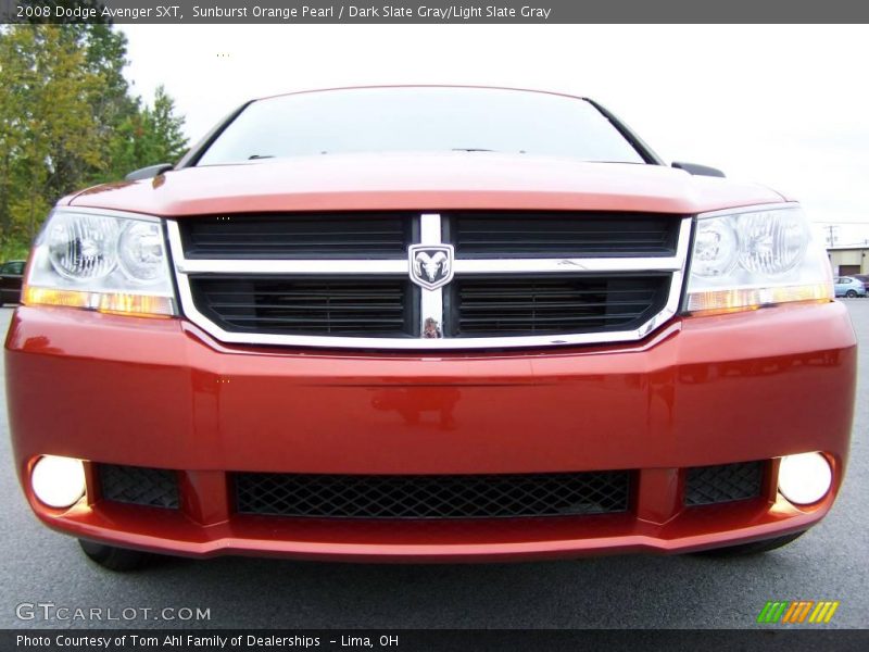 Sunburst Orange Pearl / Dark Slate Gray/Light Slate Gray 2008 Dodge Avenger SXT