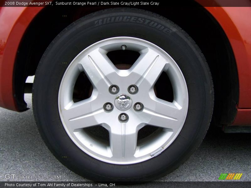 Sunburst Orange Pearl / Dark Slate Gray/Light Slate Gray 2008 Dodge Avenger SXT